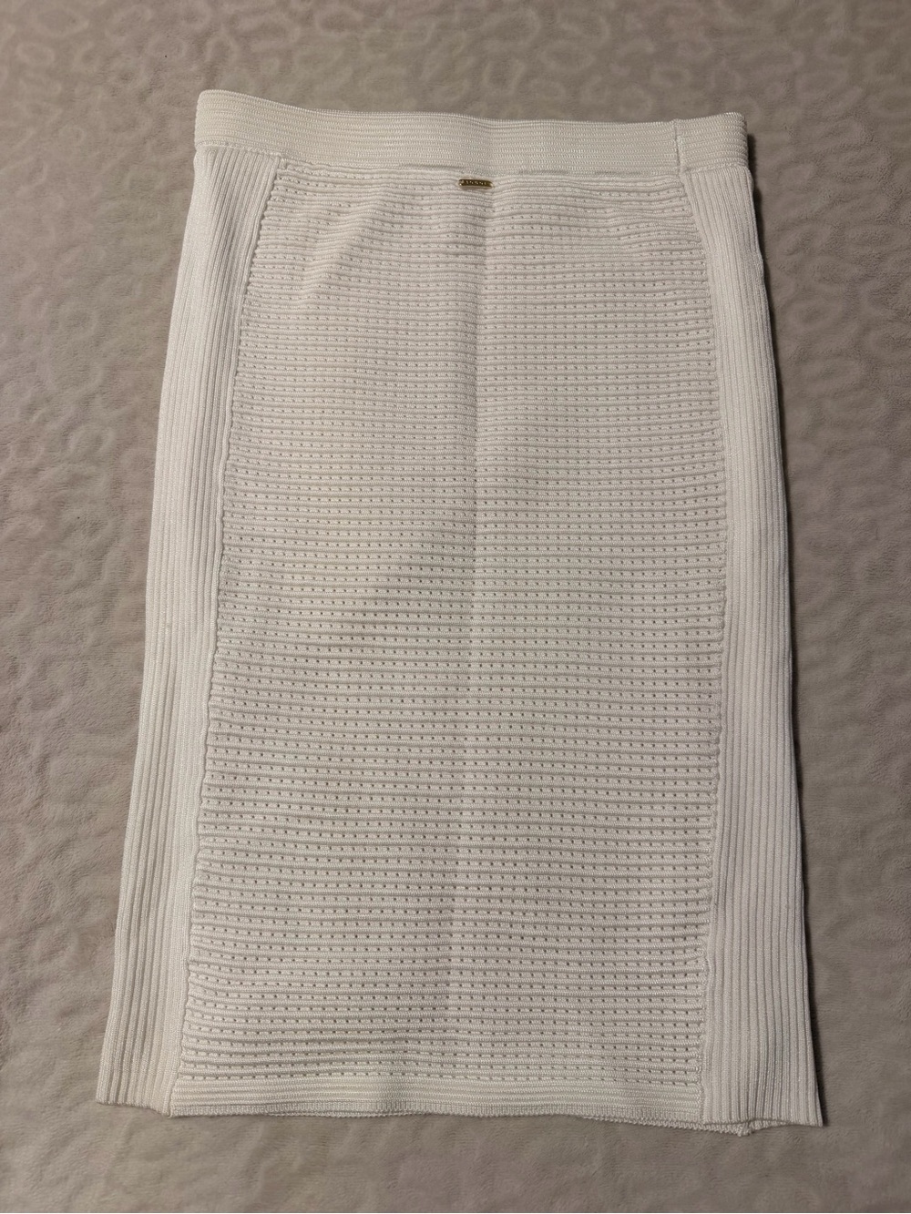 Bebe White Knit Pencil Skirt size S - Picture 2 of 8